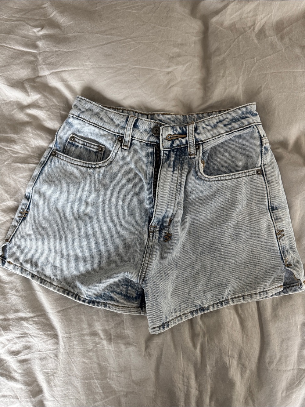 Ksubi denim shorts. High waist.